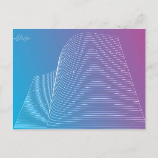 Série Oscar Niemeyer Briefkaart (Voorkant)