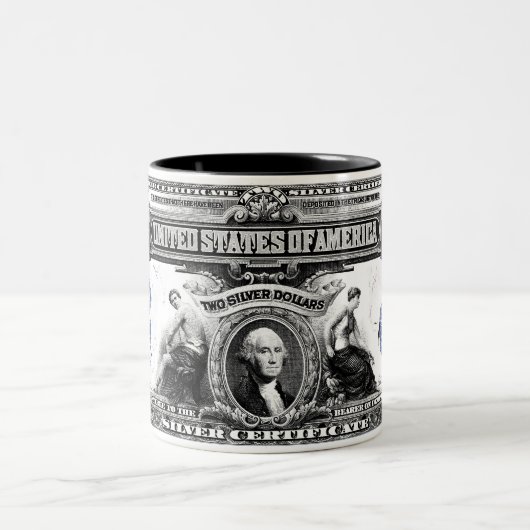 Serie van 1899 2 Dollars Silver Certificate Mok (Center)