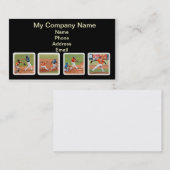 Serie van Afbeeldingen met honkbal Visitekaartje (Voorkant / Achterkant)