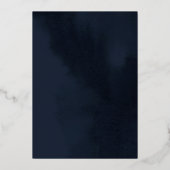 Serie van de avondklok van de achtergrondverlichti folie uitnodiging (Achterkant)