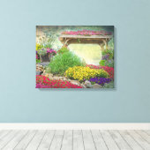 Serie van kleuren canvas afdruk (Insitu (Houten vloer))