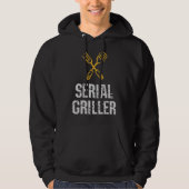 Seriële griller Grill BBQ Master Grill-messenerie Hoodie (Voorkant)