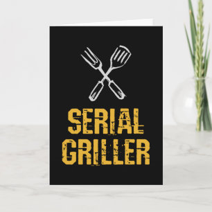 Seriële griller Grill BBQ Master Grill-messenerie Kaart