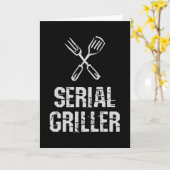 Seriële griller Grill BBQ Master Grill-messenerie Kaart (Gele Bloem)