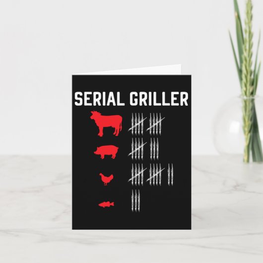 Seriële Griller Grillmaster Recuperatie BBQ Kaart (Voorkant)