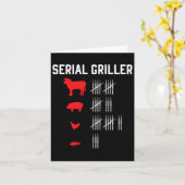Seriële Griller Grillmaster Recuperatie BBQ Kaart (Gele Bloem)