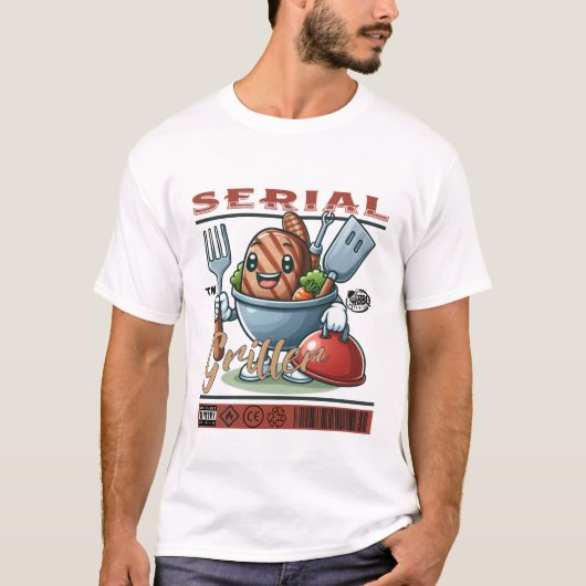 Seriële griller t-shirt (Voorkant)