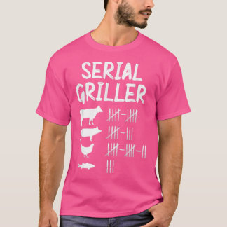 Seriële grillerkuikens en vispitmaster, Koe van va T-shirt