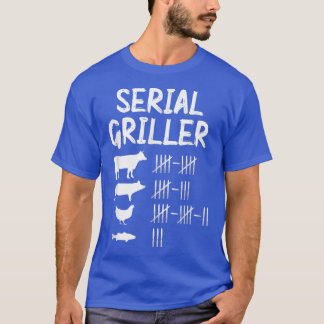 Seriële grillerkuikens en vispitmaster, Koe van va T-shirt