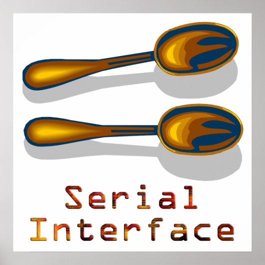 Seriële interface poster (Voorkant)