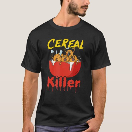 Seriële moordenaar Parody, Cereal Killer T-shirt (Voorkant)