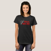 Seriële quilter Knitting T-shirt (Voorkant volledig)