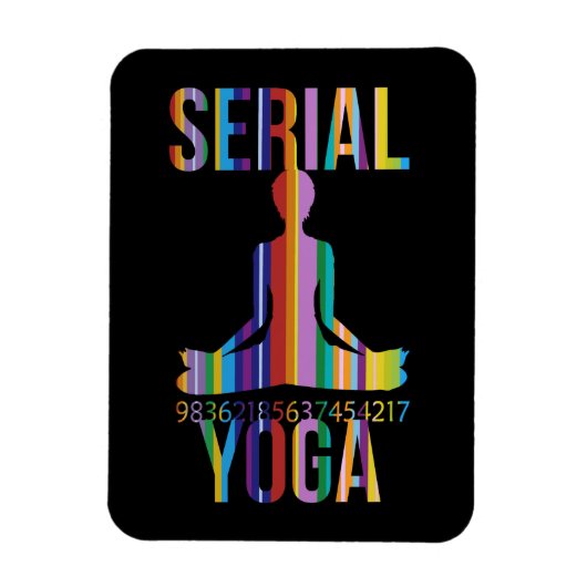 seriële yoga - magnet magneet (Verticaal)