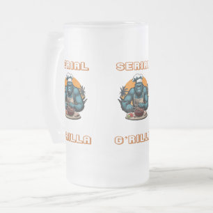 Seriemoordenaar G'rilla Master BBQ Grillspassie Pr Matglas Bierpul
