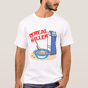 seriemoordenaar van ontbijtgranen t-shirt