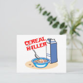 seriemoordenaar voor granen briefkaart (Staand voorkant)