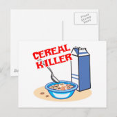 seriemoordenaar voor granen briefkaart (Voorkant / Achterkant)