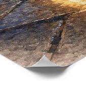 series_2_9|Kyoto Puddle Reflection White Cat Art Poster (Hoek)