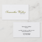 Serietype 2 visitekaartje (Voorkant / Achterkant)