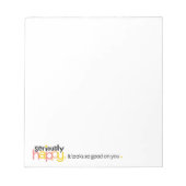 Serieus blij Notitieblok (Voorkant)