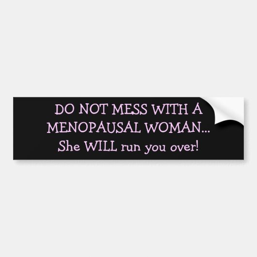 Serieus! Bumpersticker (Voorkant)