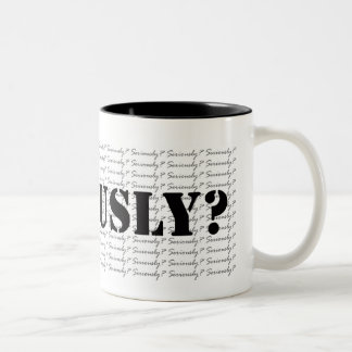 Serieus? Coffee Mugs Tweekleurige Koffiemok