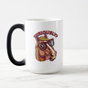 Serieus Cool Horse Mok – Grappig & Stijlvol Koffie
