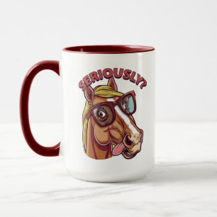 Serieus Cool Horse Mok – Grappig & Stijlvol Koffie