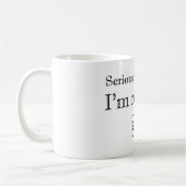 Serieus, ga weg: Ik lees het! Koffiemok (Links)
