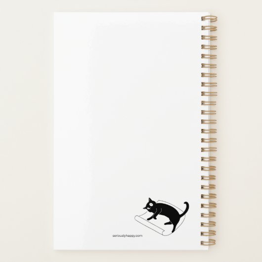 Serieus gelukkige planner (Achterkant)