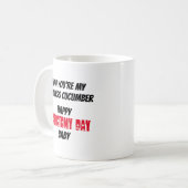 Serieus grappig nu je mijn naadloze komkommer bent koffiemok (Voorkant links)