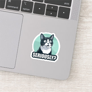 Serieus? Grappige Hond Sticker | Sarcasme Reactie