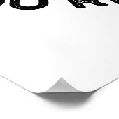 Serieus, je maakt me grappige fruitwoordspeling poster (Hoek)