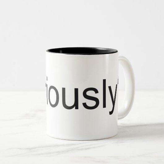 Serieus? Mok (Voorkant rechts)