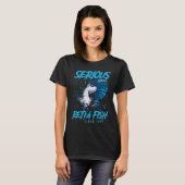 Serieus over Betta Vis Kweker Sinds 1949 T-shirt (Voorkant volledig)
