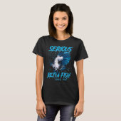 Serieus over Betta Vis Kweker Sinds 1965 T-shirt (Voorkant volledig)