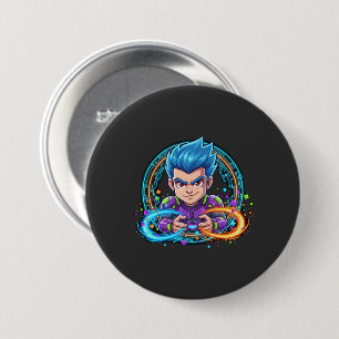 Serieus Over Grappige Games Ronde Button 7,6 Cm