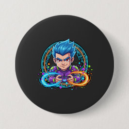 Serieus Over Grappige Games Ronde Button 7,6 Cm