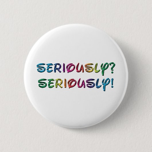 serieus ronde button 5,7 cm (Voorkant)