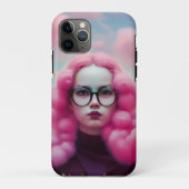 Serieus roze haar Case-Mate iPhone case (Achterkant)