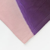 Serieus roze haar fleece deken (Hoek)