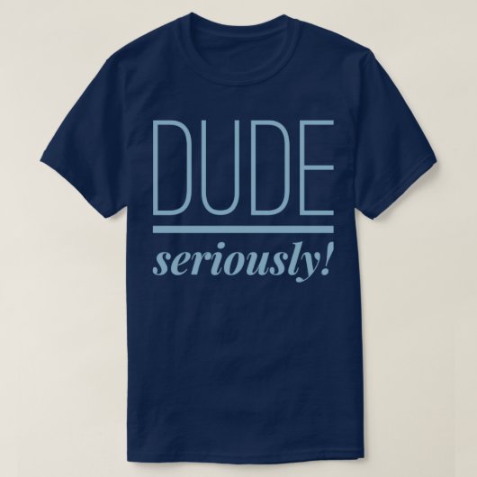 Serieus T-shirt (Design voorkant)
