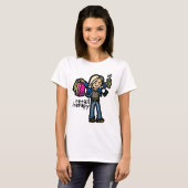 serieus winkelend shirt. t-shirt (Voorkant volledig)
