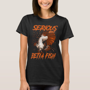 Serieuze Betta-vis Tropische Vis Kweker T-shirt