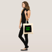 Serieuze gamer - Groen Tote Bag (Voorkant (model))