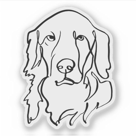 Serieuze gouden vibes sticker (Voorkant)