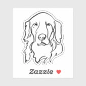 Serieuze gouden vibes sticker (Vel)