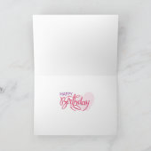 SERIEUZE HOND ZEGT "KIJK NAAR BINNEN" VERJAARDAG W KAART (Binnen)