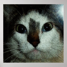 Serieuze Knop Poster