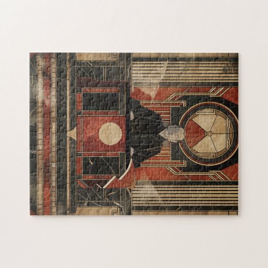 serieuze rechter legpuzzel (Horizontaal)